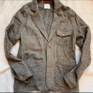 Billy Reid Gray Wool and Cotton Jacket